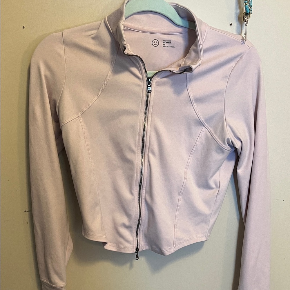 Light Pink Bomber Jacket